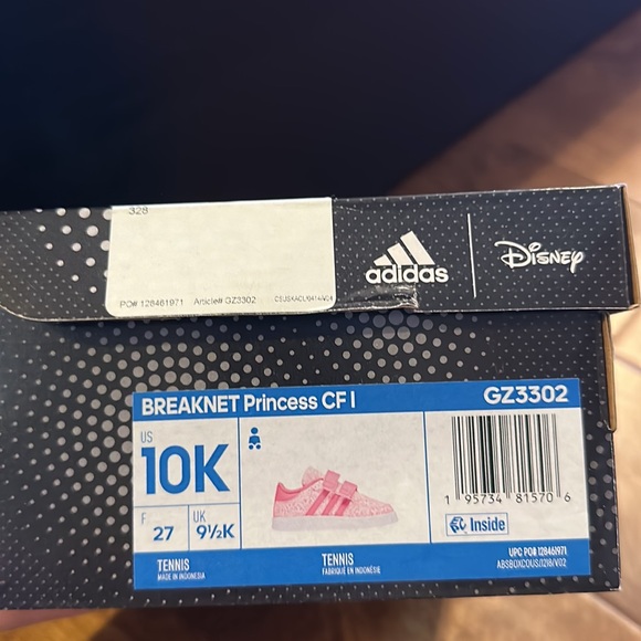 ADIDAS Princes shoes size 10 toddler - Picture 6 of 8